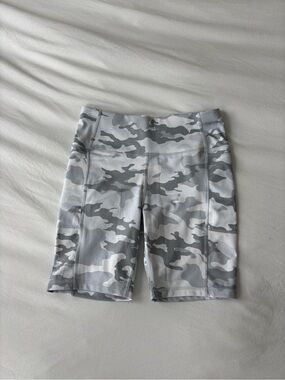 Athletic Works Grey Camo Biker Shorts